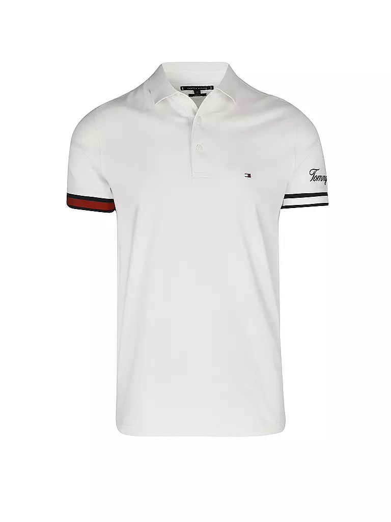 TOMMY HILFIGER | Poloshirt  | weiss