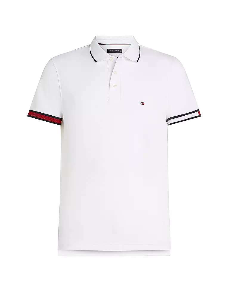 TOMMY HILFIGER | Poloshirt  | weiss