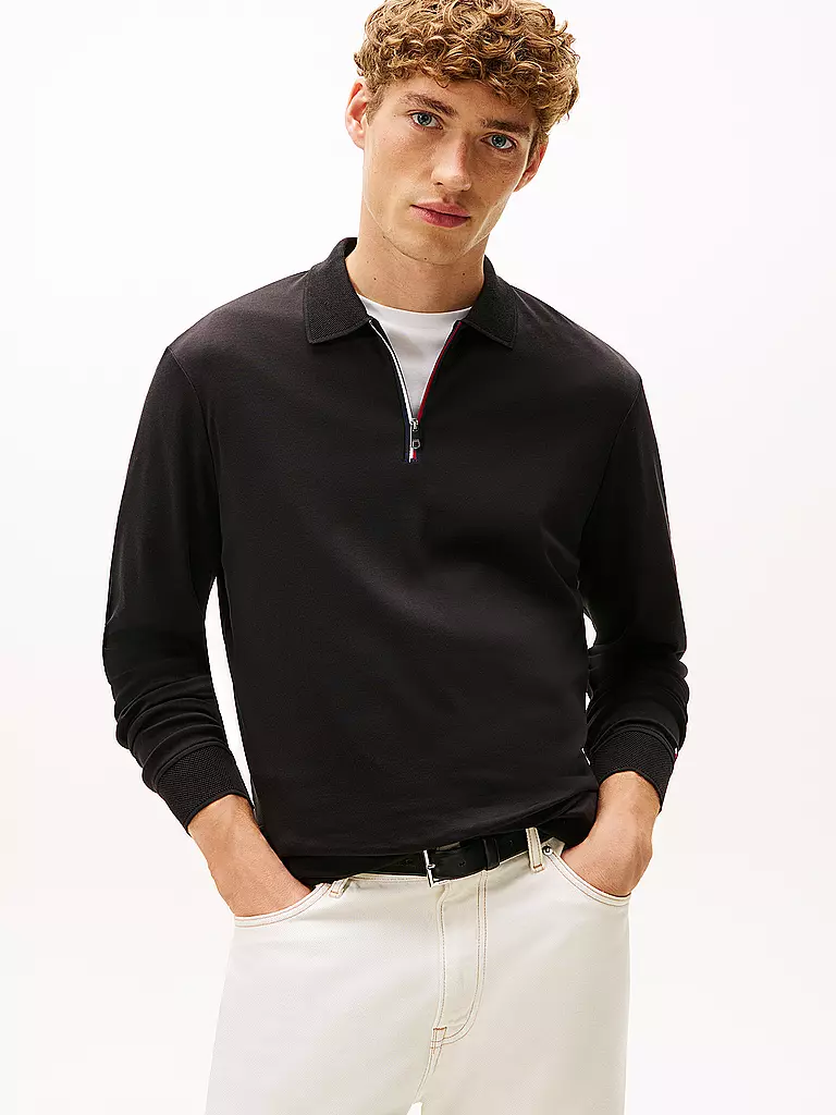 TOMMY HILFIGER | Poloshirt  | schwarz