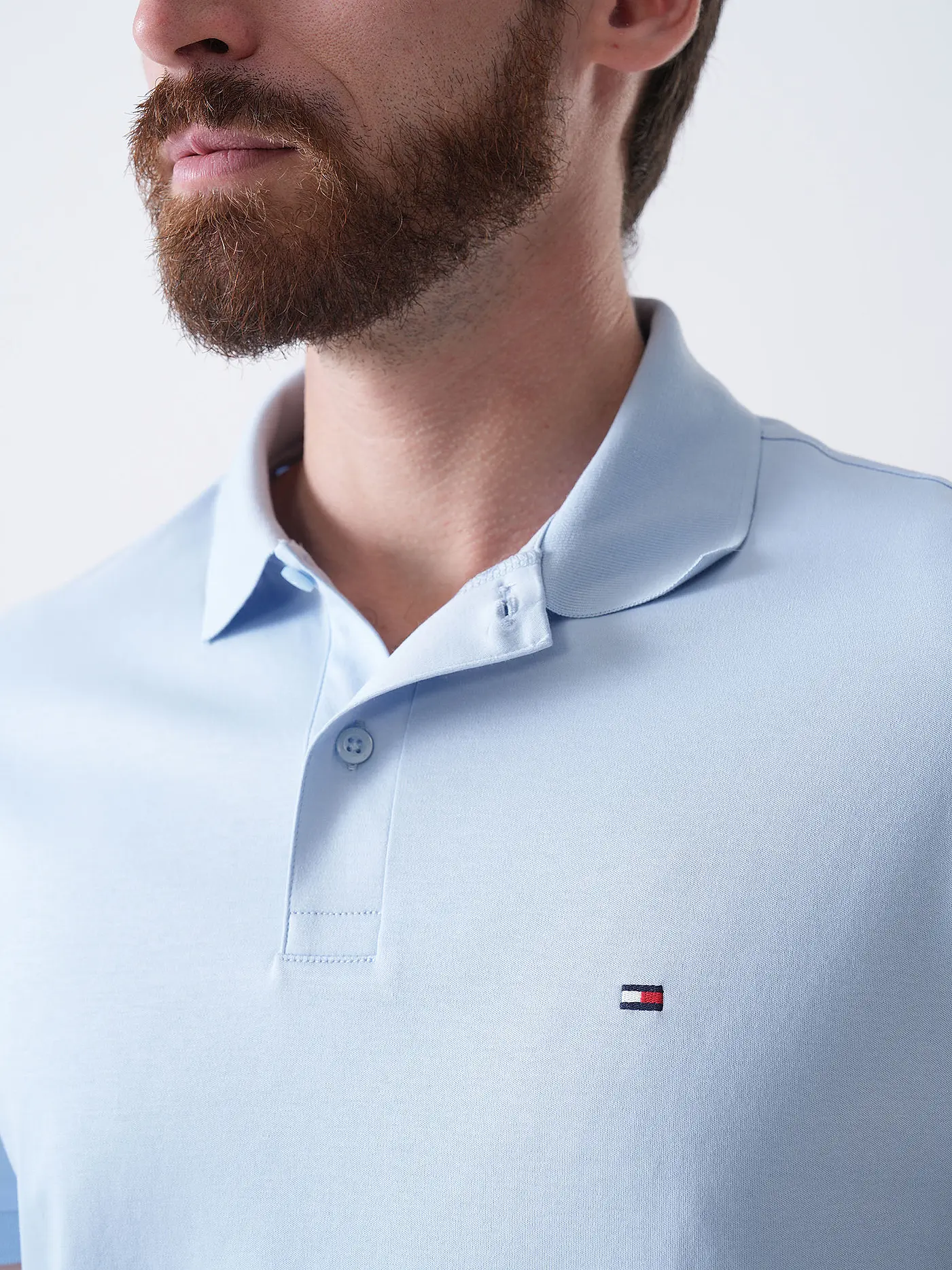 TOMMY HILFIGER | Poloshirt  | hellblau