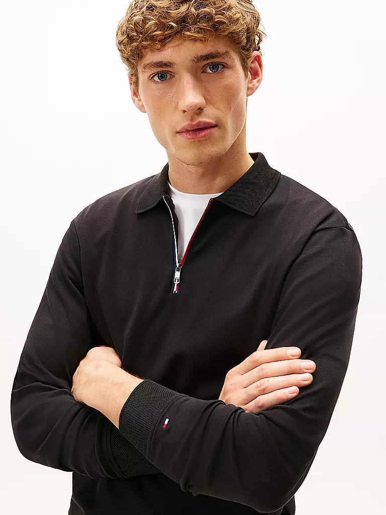 TOMMY HILFIGER | Poloshirt  | schwarz