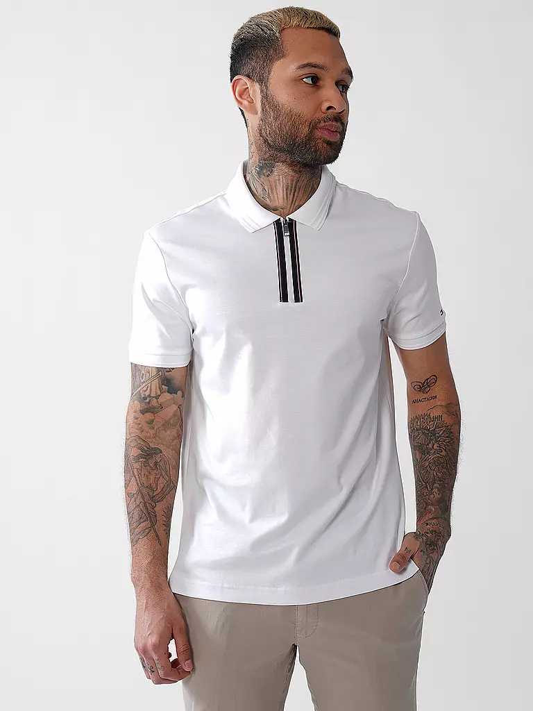 TOMMY HILFIGER | Poloshirt Regular Fit LIQUID COTTON | dunkelblau