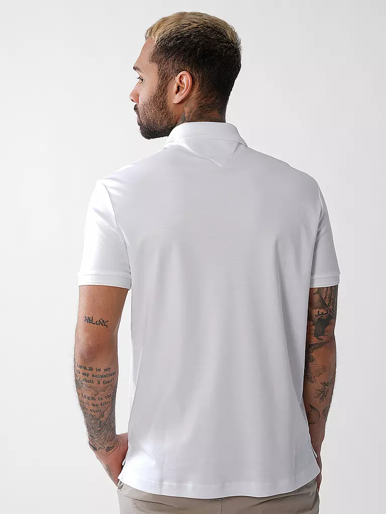 TOMMY HILFIGER | Poloshirt Regular Fit LIQUID COTTON | dunkelblau