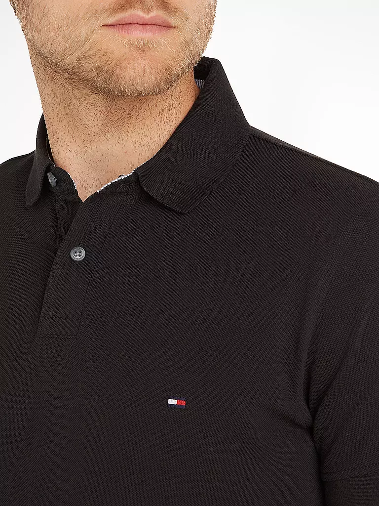 TOMMY HILFIGER | Poloshirt Regular Fit PERFORMANCE | schwarz