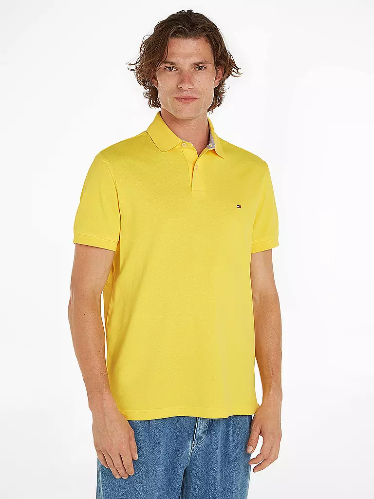 TOMMY HILFIGER | Poloshirt Regular Fit | gelb