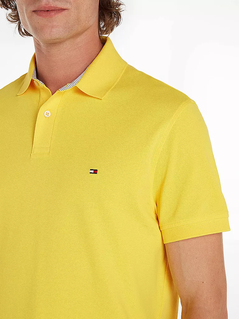TOMMY HILFIGER | Poloshirt Regular Fit | gelb