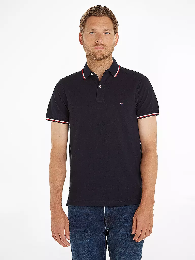 TOMMY HILFIGER | Poloshirt Slim Fit  | blau