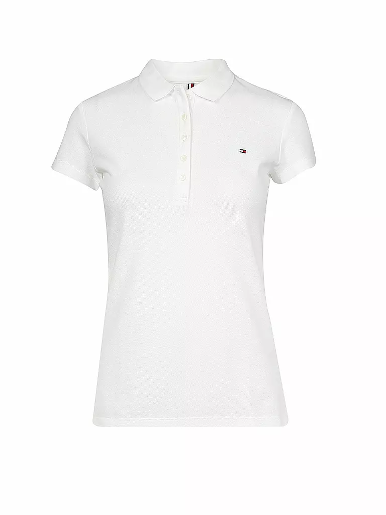 TOMMY HILFIGER | Poloshirt Slim Fit NEW CHIARA | weiss