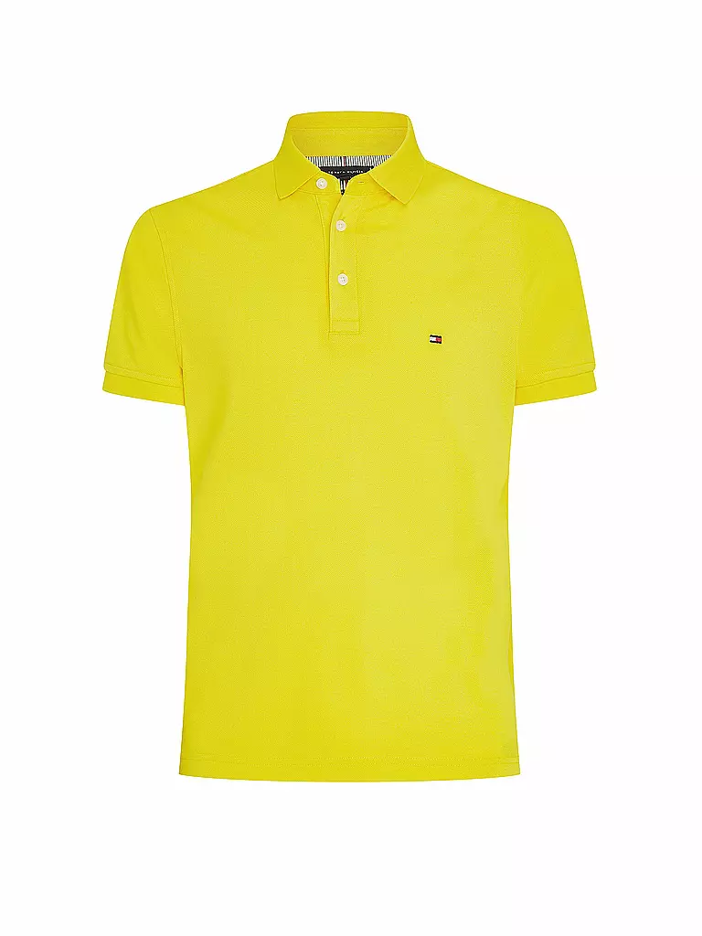 TOMMY HILFIGER | Poloshirt Slim Fit | gelb