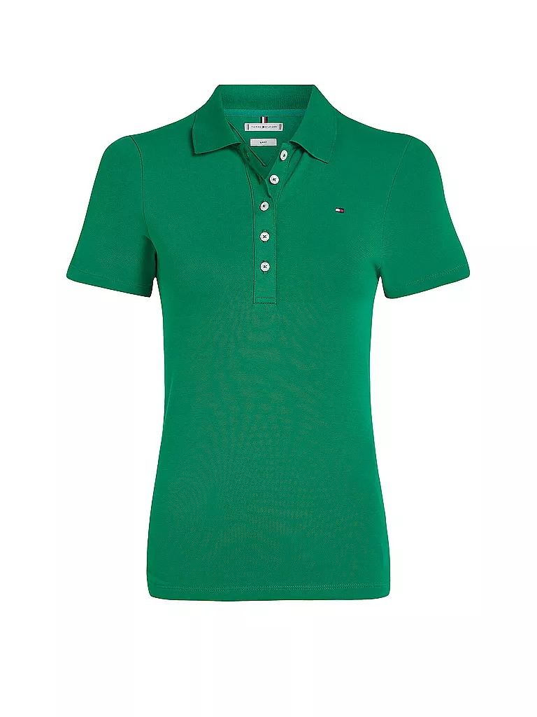 TOMMY HILFIGER | Poloshirt Slim Fit | grün