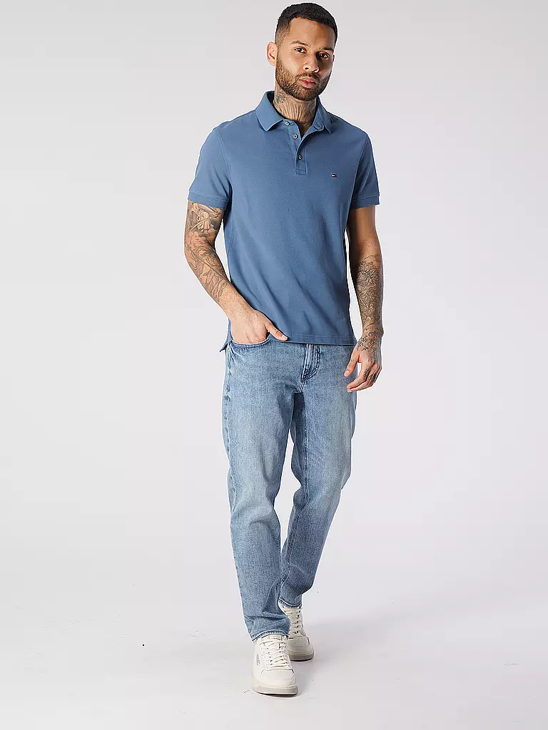 TOMMY HILFIGER | Poloshirt Slim Fit | blau