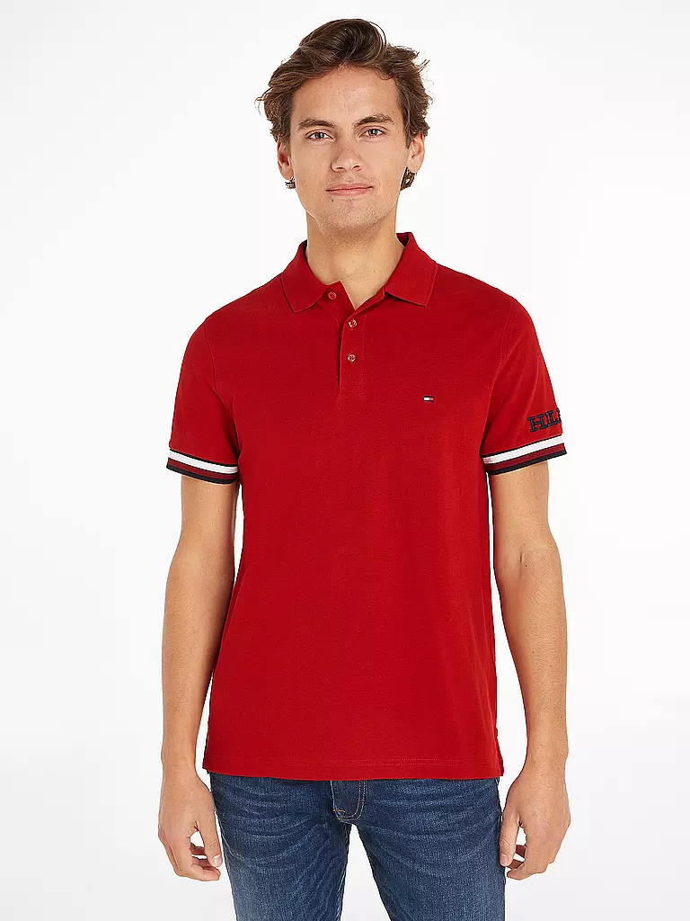 TOMMY HILFIGER | Poloshirt Slim Fit | rot