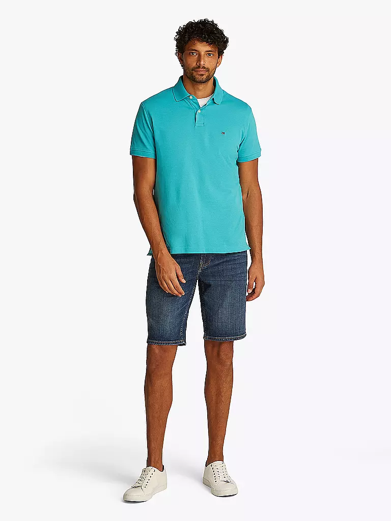 TOMMY HILFIGER | Poloshirt Slim Fit | türkis