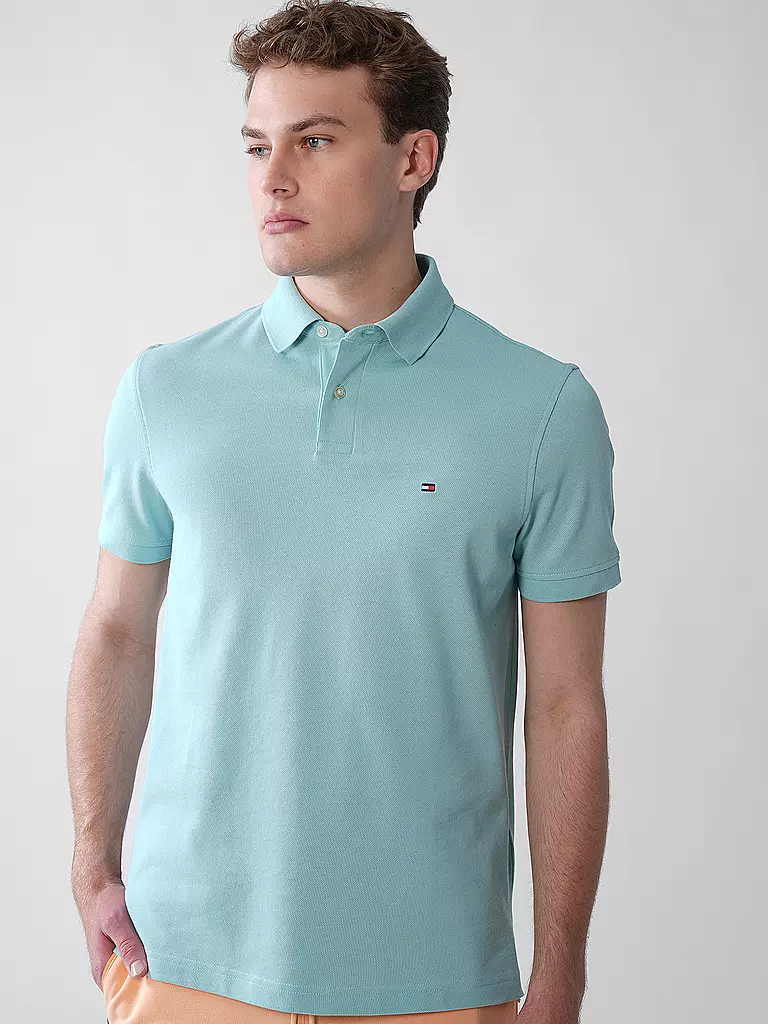 TOMMY HILFIGER | Poloshirt Slim Fit | hellgrün