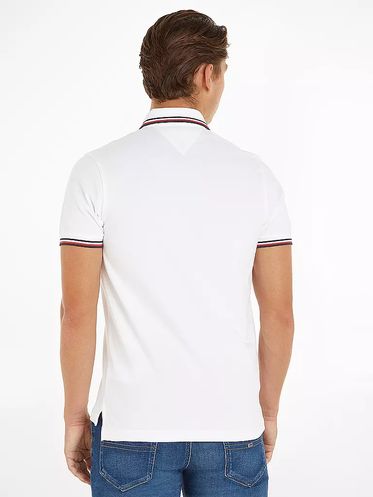 TOMMY HILFIGER | Poloshirt Slim Fit | schwarz