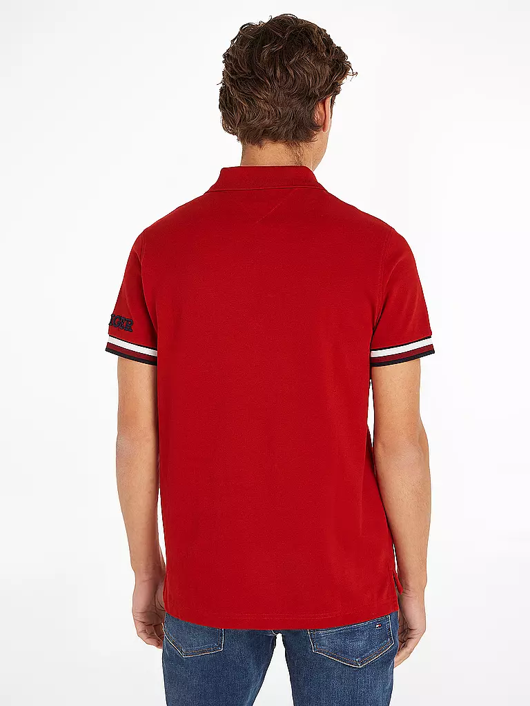 TOMMY HILFIGER | Poloshirt Slim Fit | rot