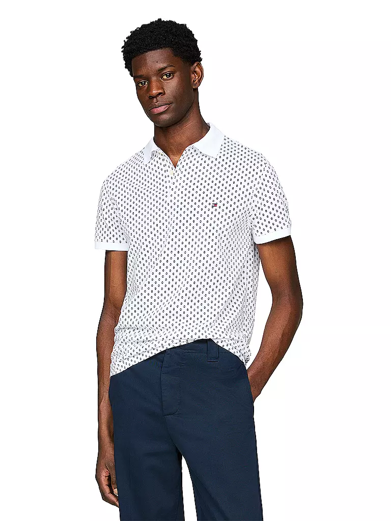 TOMMY HILFIGER | Poloshirt Slim Fit | weiss