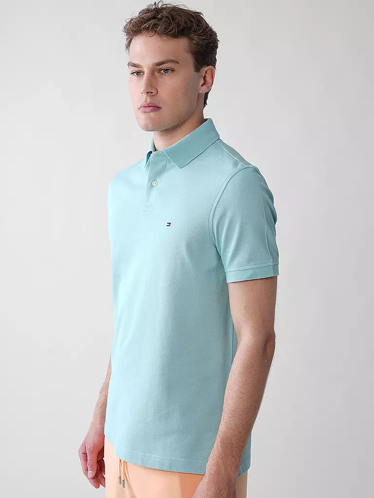 TOMMY HILFIGER | Poloshirt Slim Fit | hellgrün