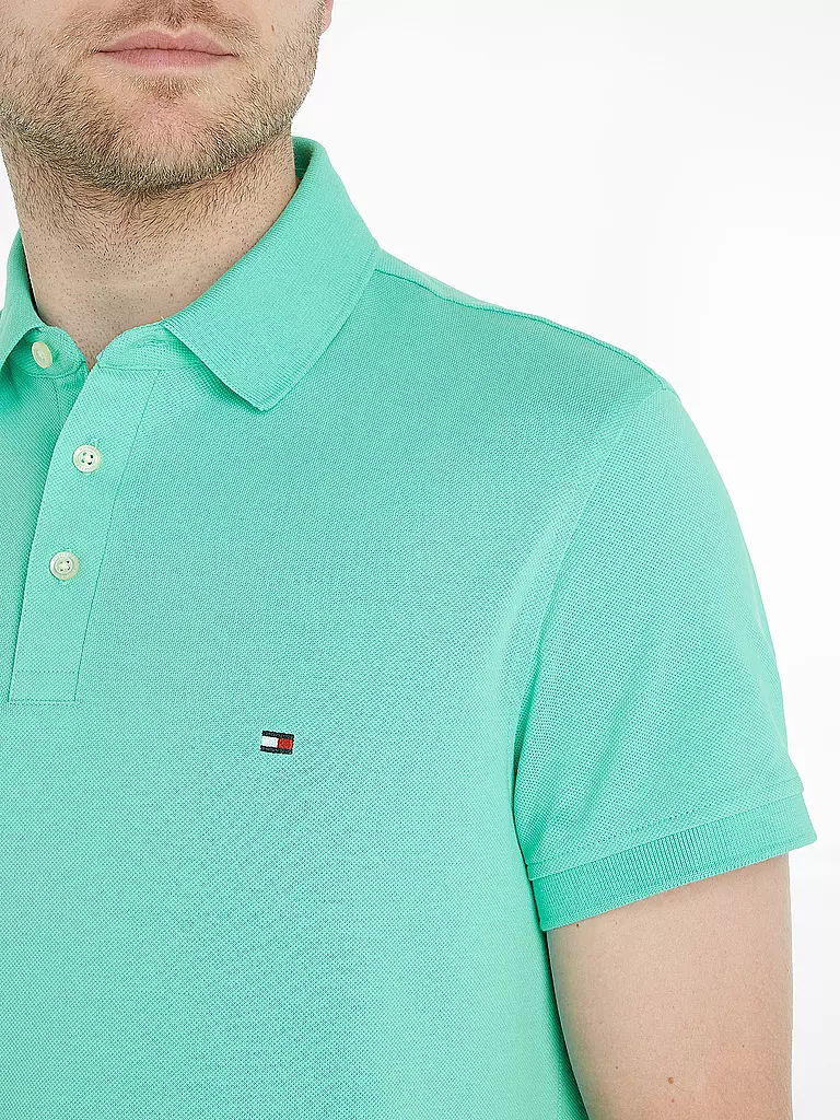 TOMMY HILFIGER | Poloshirt Slim Fit | grün