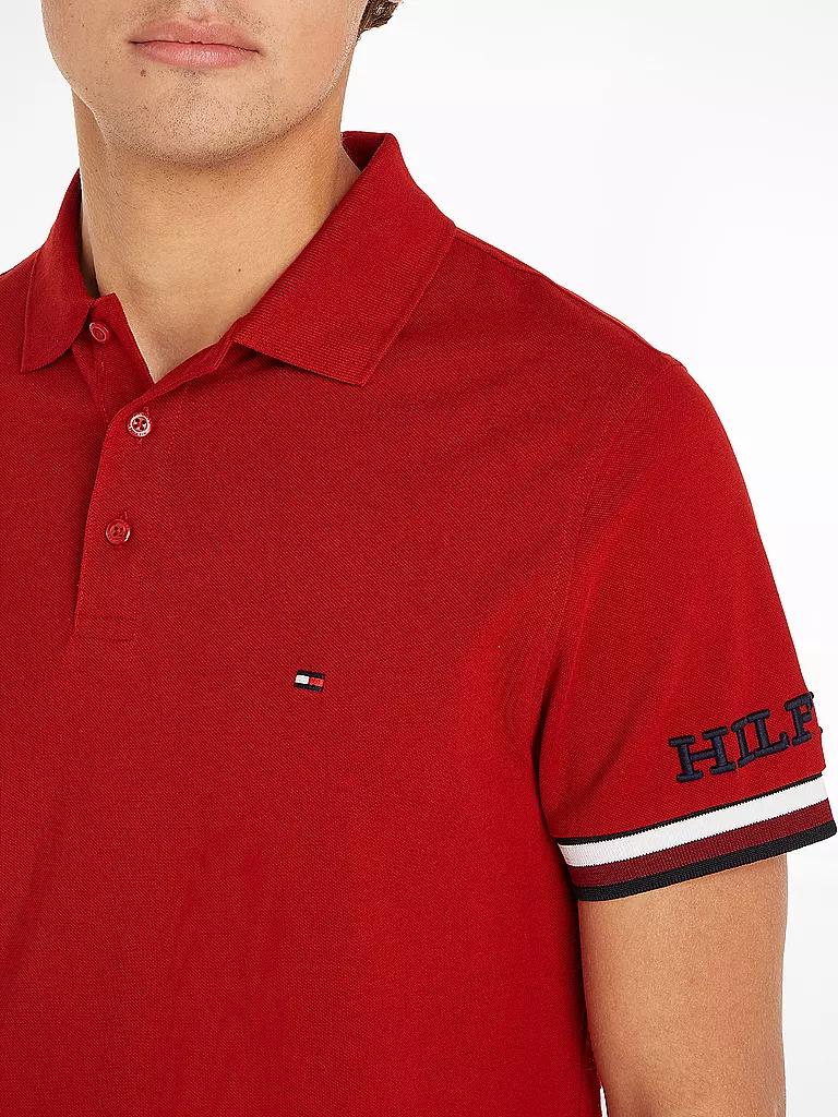 TOMMY HILFIGER | Poloshirt Slim Fit | rot