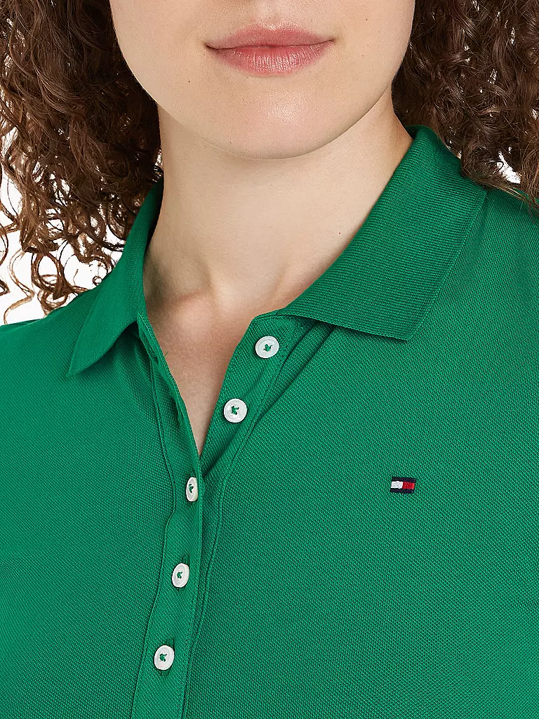 TOMMY HILFIGER | Poloshirt Slim Fit | grün