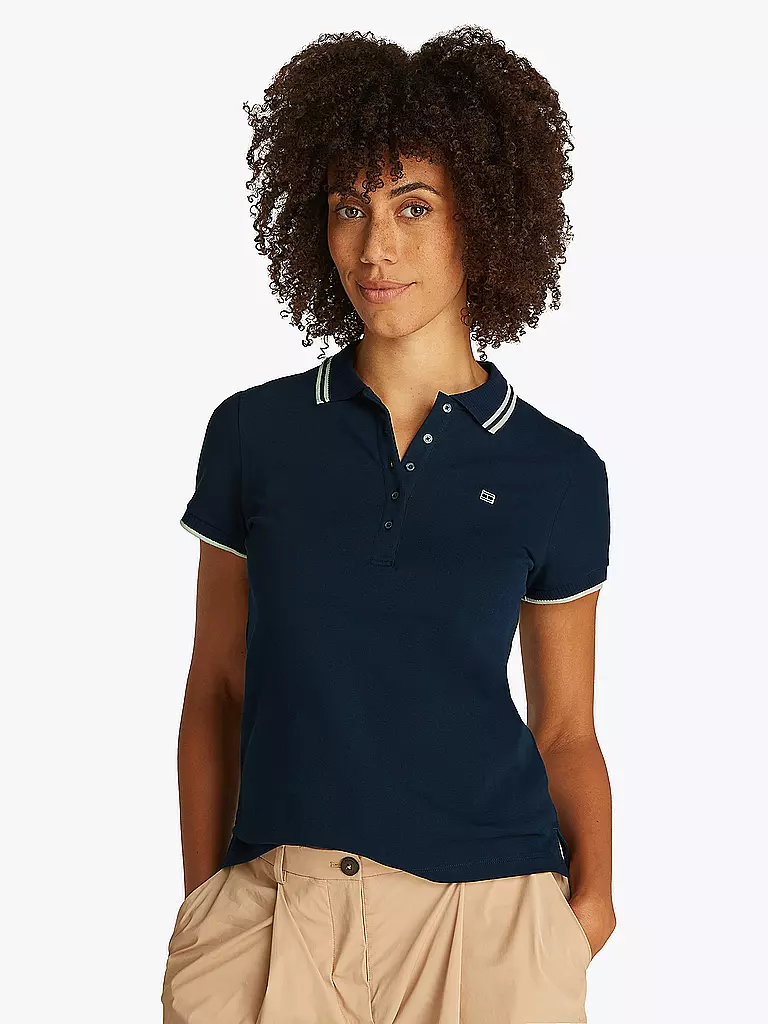 TOMMY HILFIGER | Poloshirt Slim Fit | weiss
