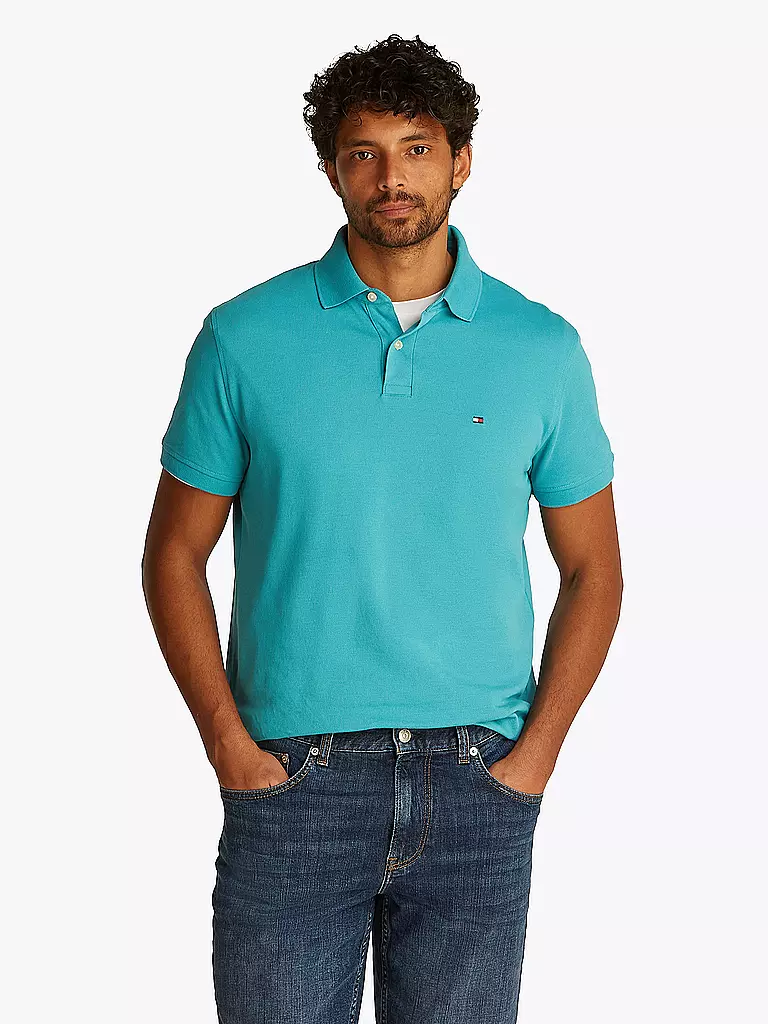 TOMMY HILFIGER | Poloshirt Slim Fit | türkis
