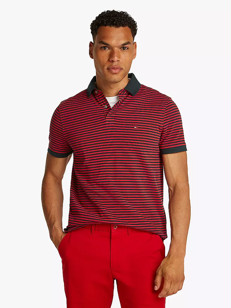 TOMMY HILFIGER | Poloshirt Slim Fit | grün