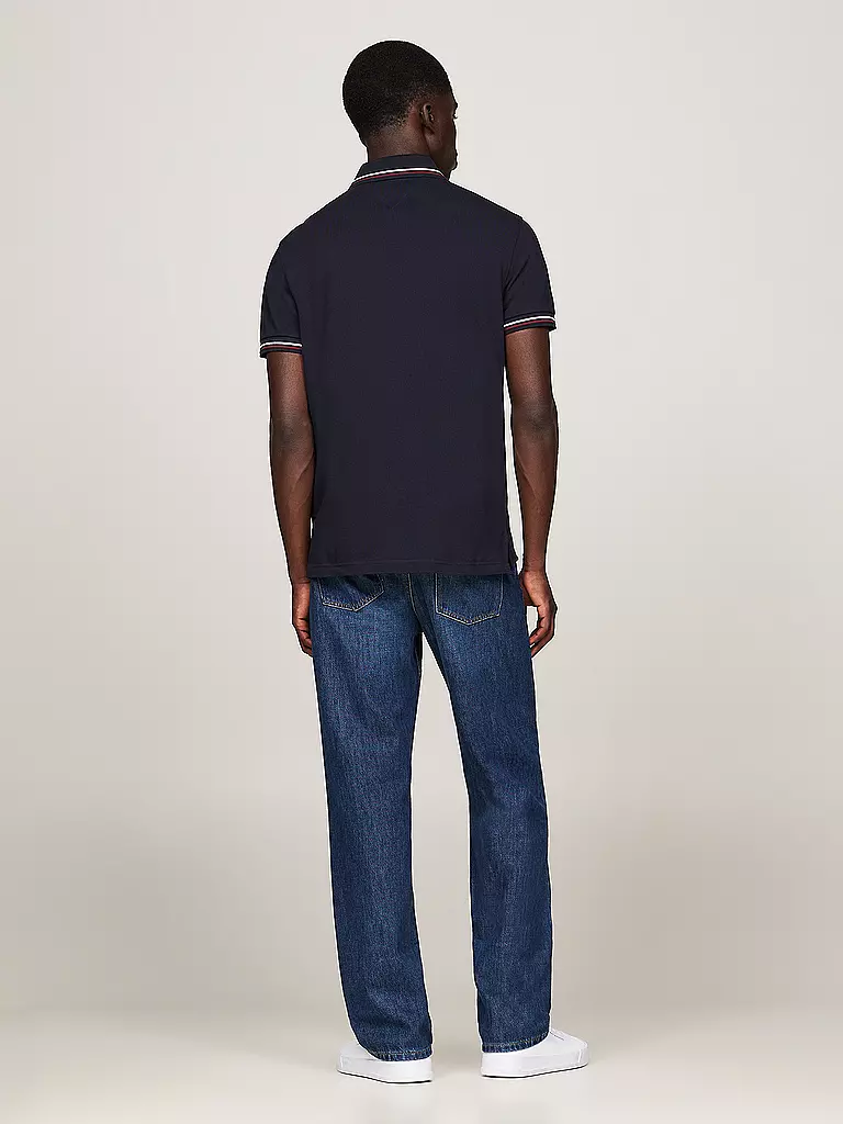 TOMMY HILFIGER | Poloshirt Slim Fit | schwarz