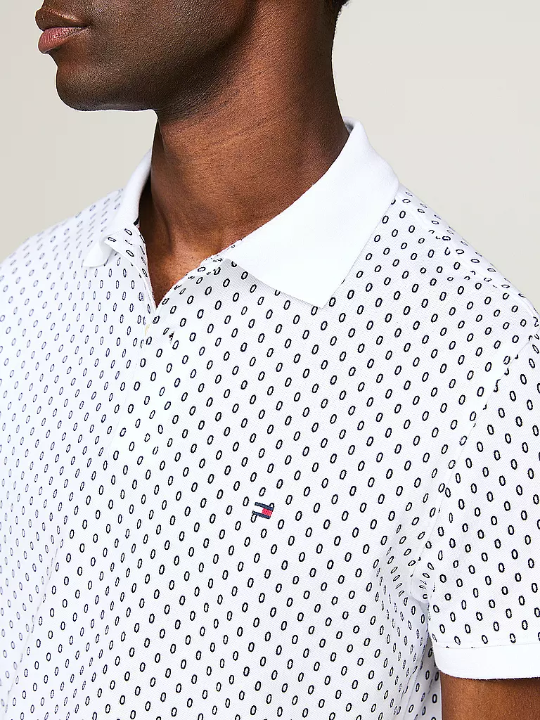 TOMMY HILFIGER | Poloshirt Slim Fit | weiss