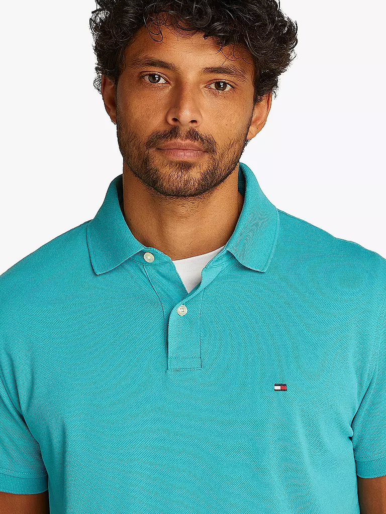 TOMMY HILFIGER | Poloshirt Slim Fit | türkis