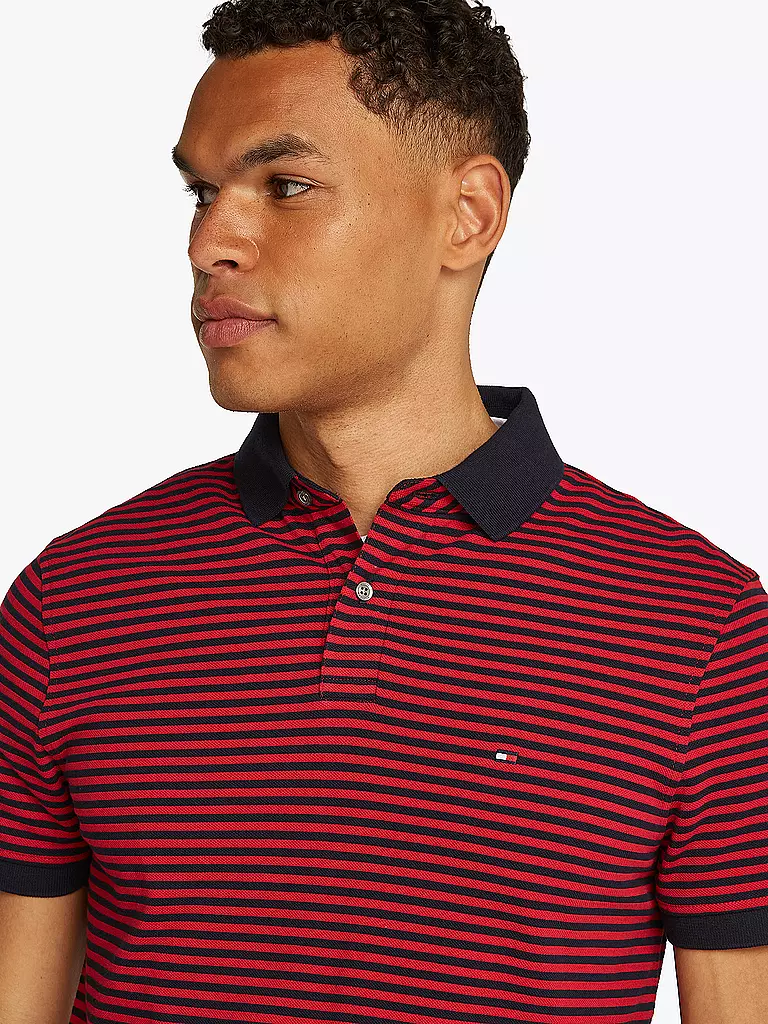 TOMMY HILFIGER | Poloshirt Slim Fit | grün