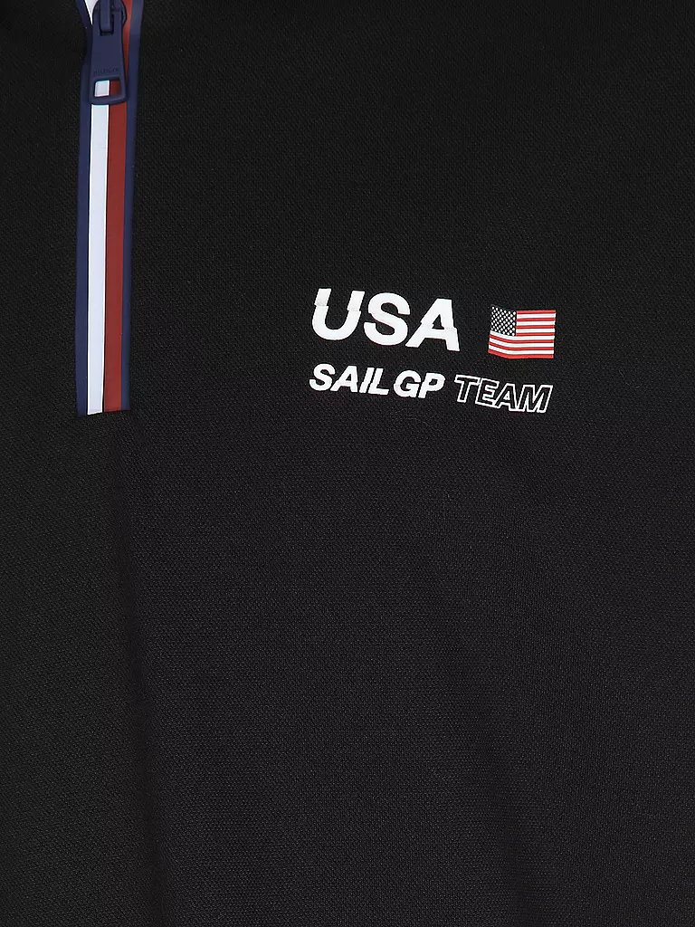 TOMMY HILFIGER | Poloshirt TH x SailGP | schwarz