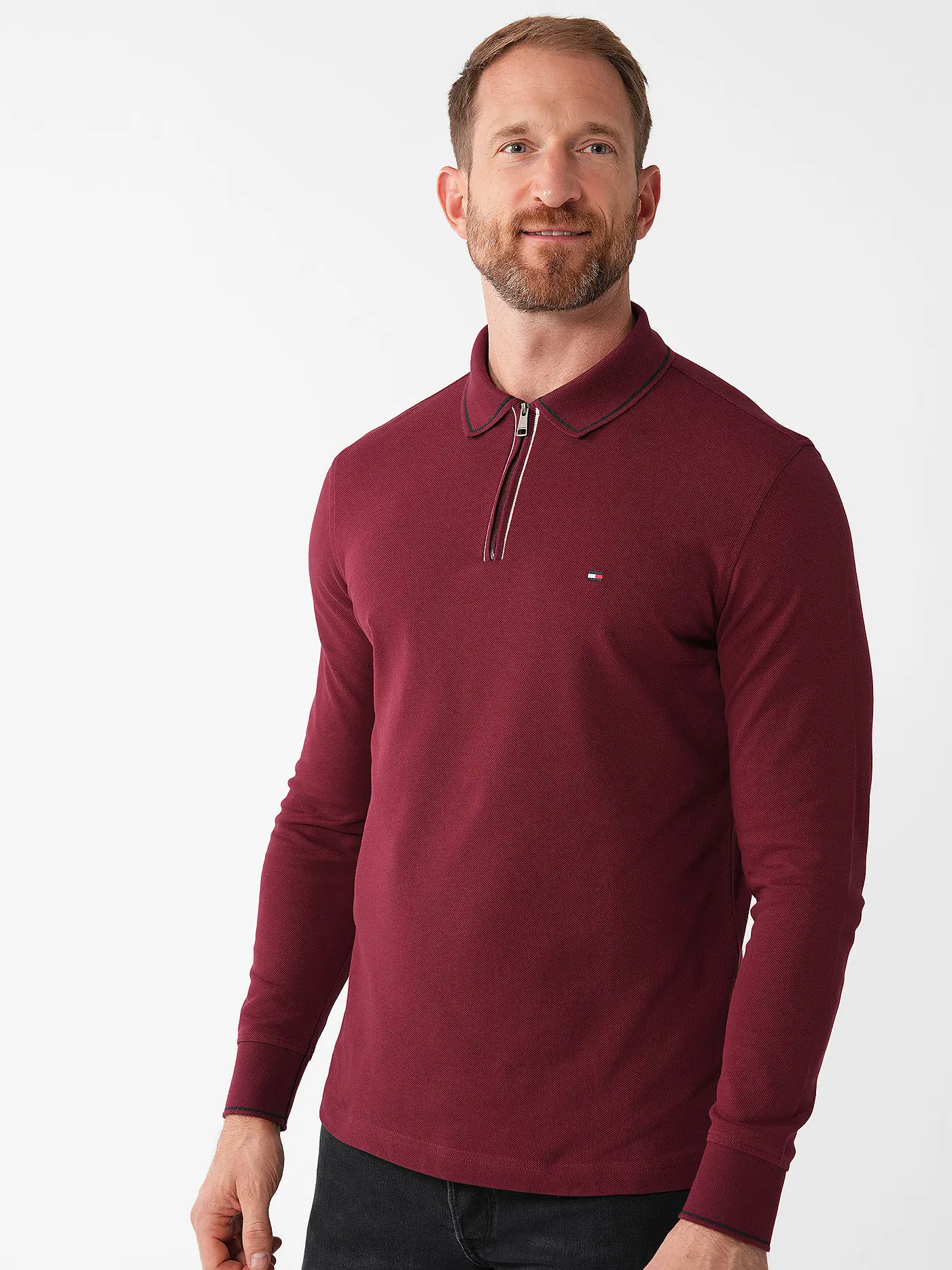 TOMMY HILFIGER | Poloshirt | rot