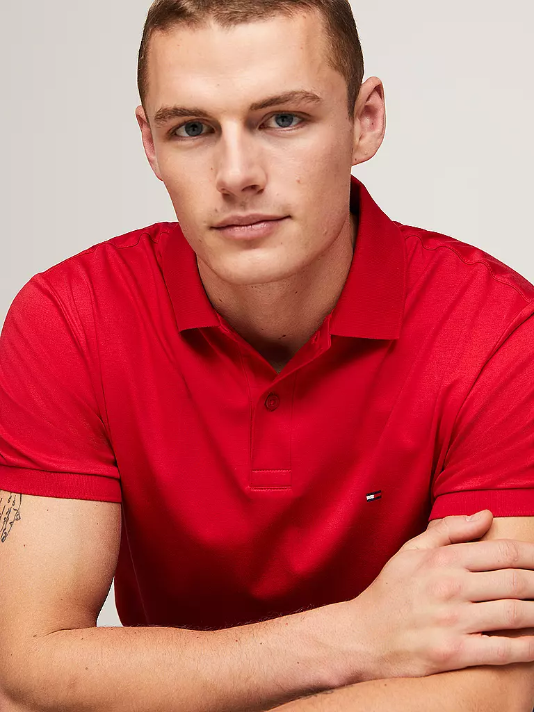 TOMMY HILFIGER | Poloshirt | rot