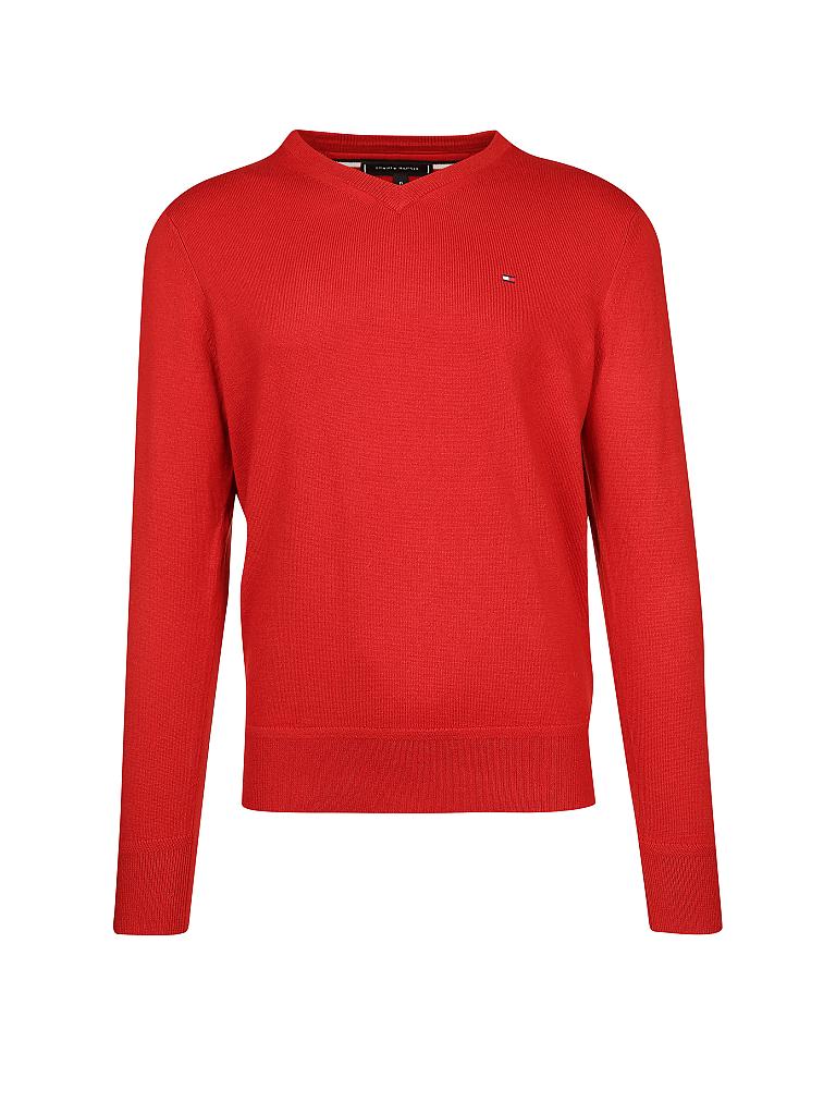 TOMMY HILFIGER | Pullover "Cotton/Cashmere" | rot