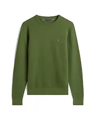 TOMMY HILFIGER | Pullover  | Dunkelgrün