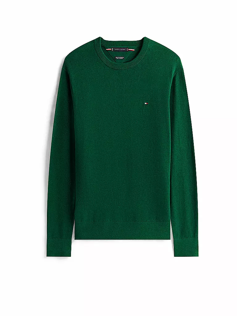 TOMMY HILFIGER | Pullover  | dunkelgrün