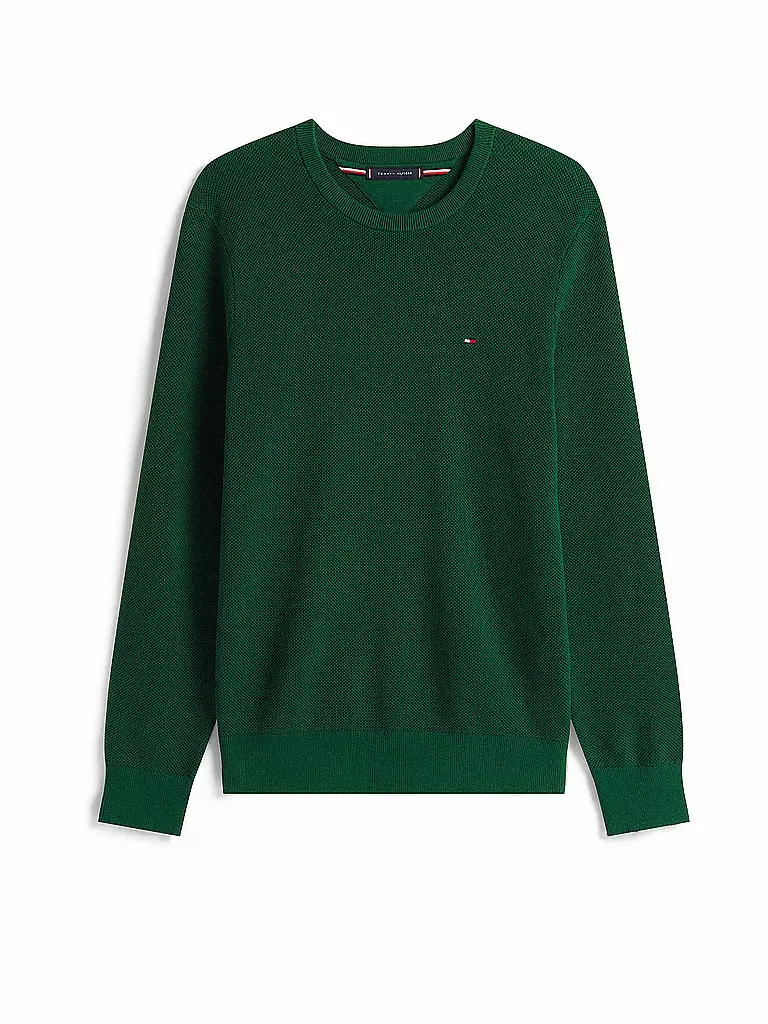 TOMMY HILFIGER | Pullover  | dunkelgrün