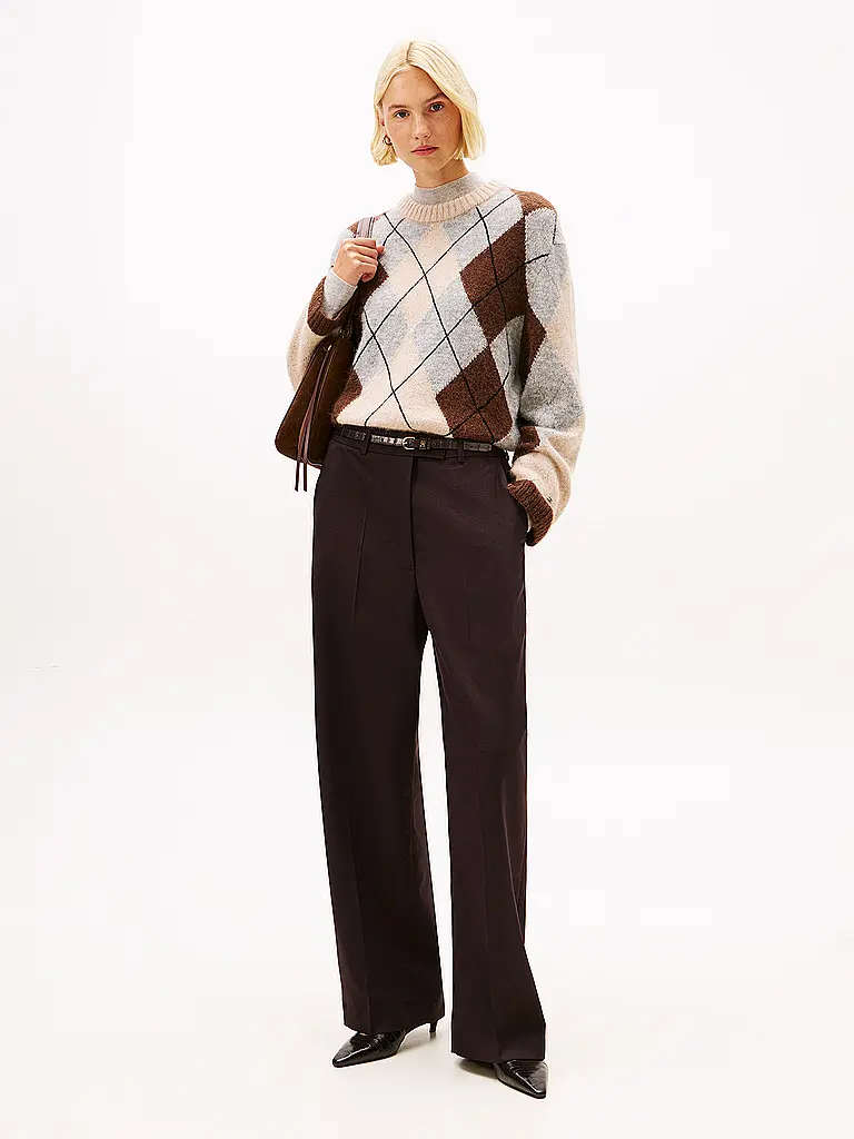 TOMMY HILFIGER | Pullover  | braun