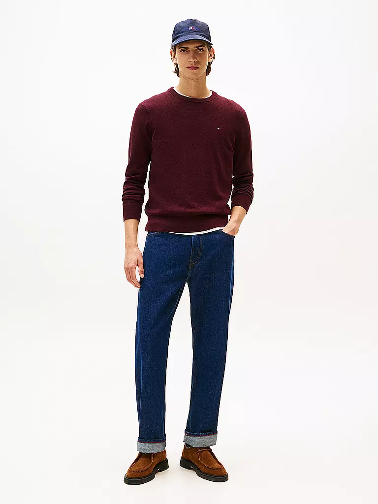 TOMMY HILFIGER | Pullover  | dunkelrot