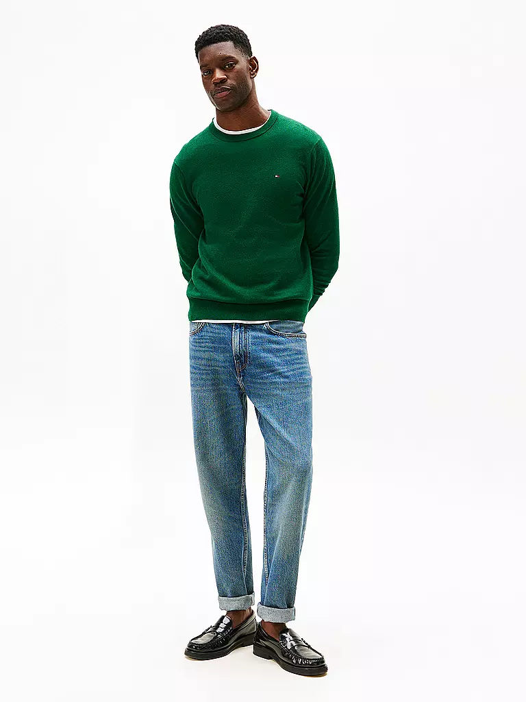 TOMMY HILFIGER | Pullover  | dunkelgrün