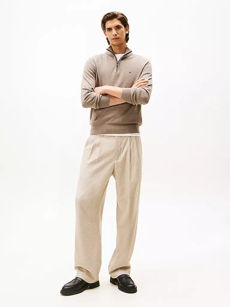 TOMMY HILFIGER | Pullover  | braun