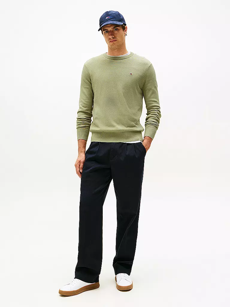 TOMMY HILFIGER | Pullover  | hellgrün
