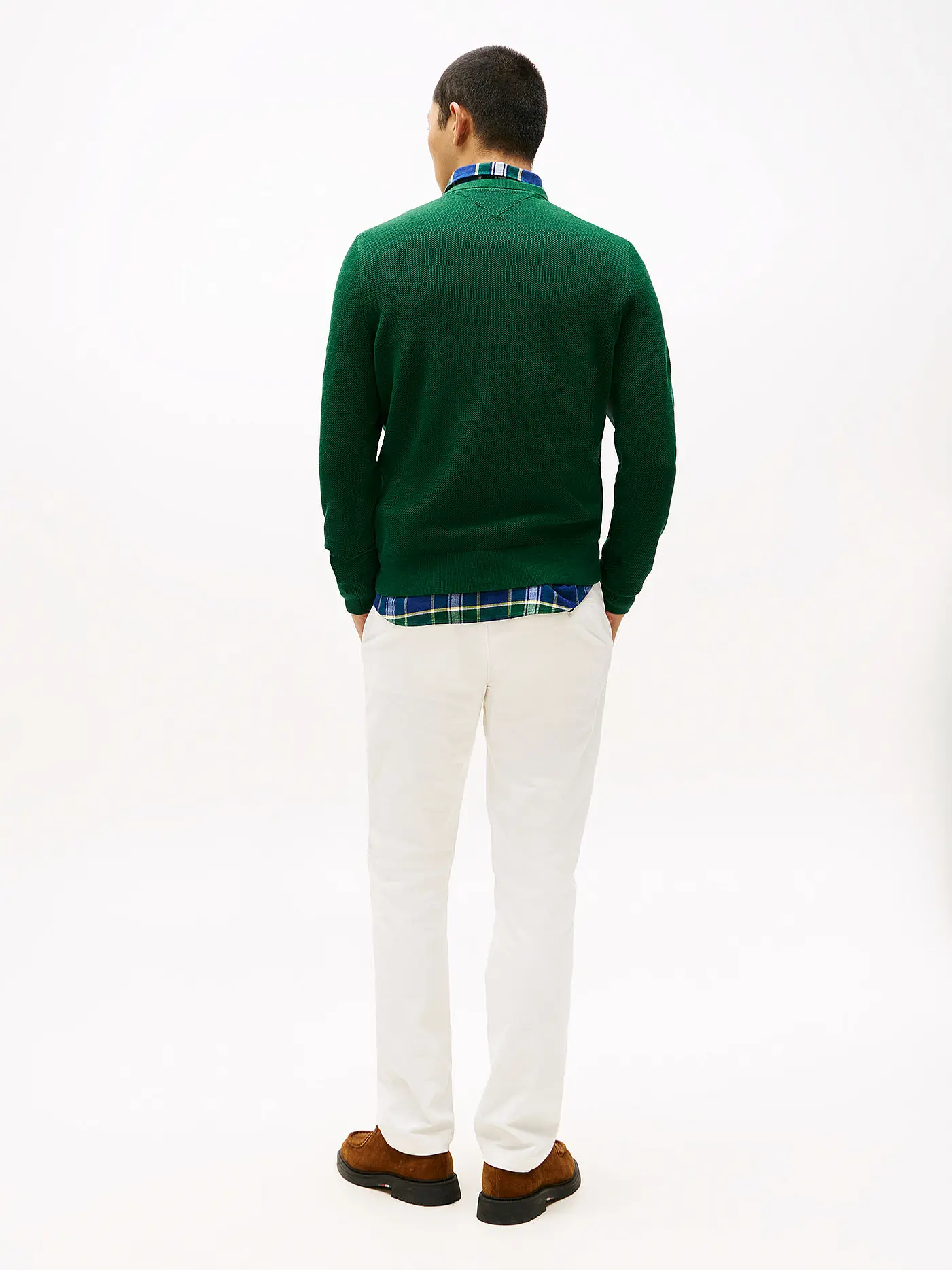 TOMMY HILFIGER | Pullover  | dunkelgrün