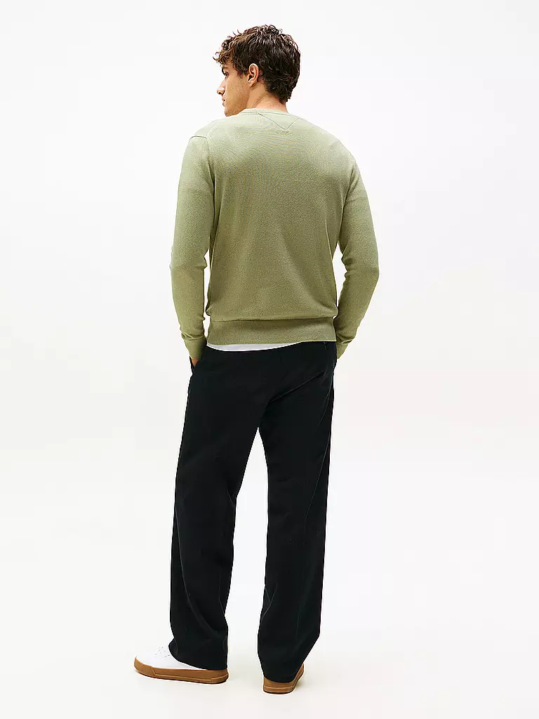 TOMMY HILFIGER | Pullover  | hellgrün