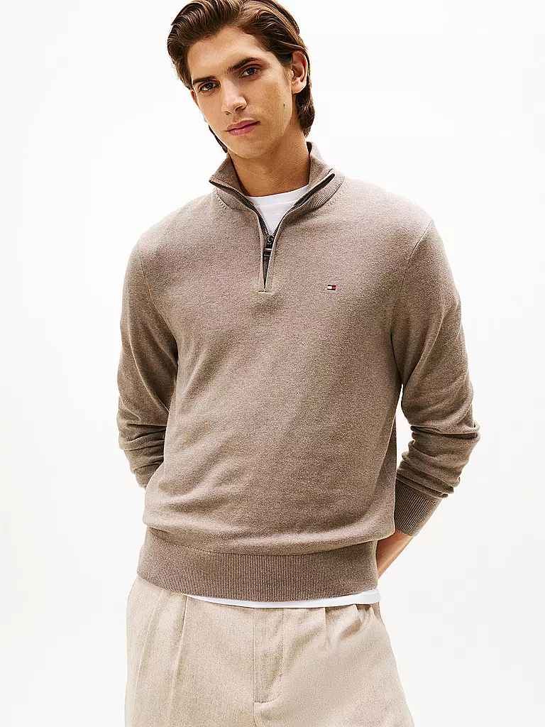 TOMMY HILFIGER | Pullover  | braun
