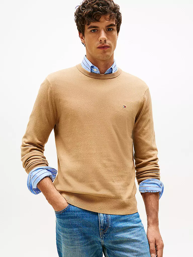TOMMY HILFIGER | Pullover  | camel