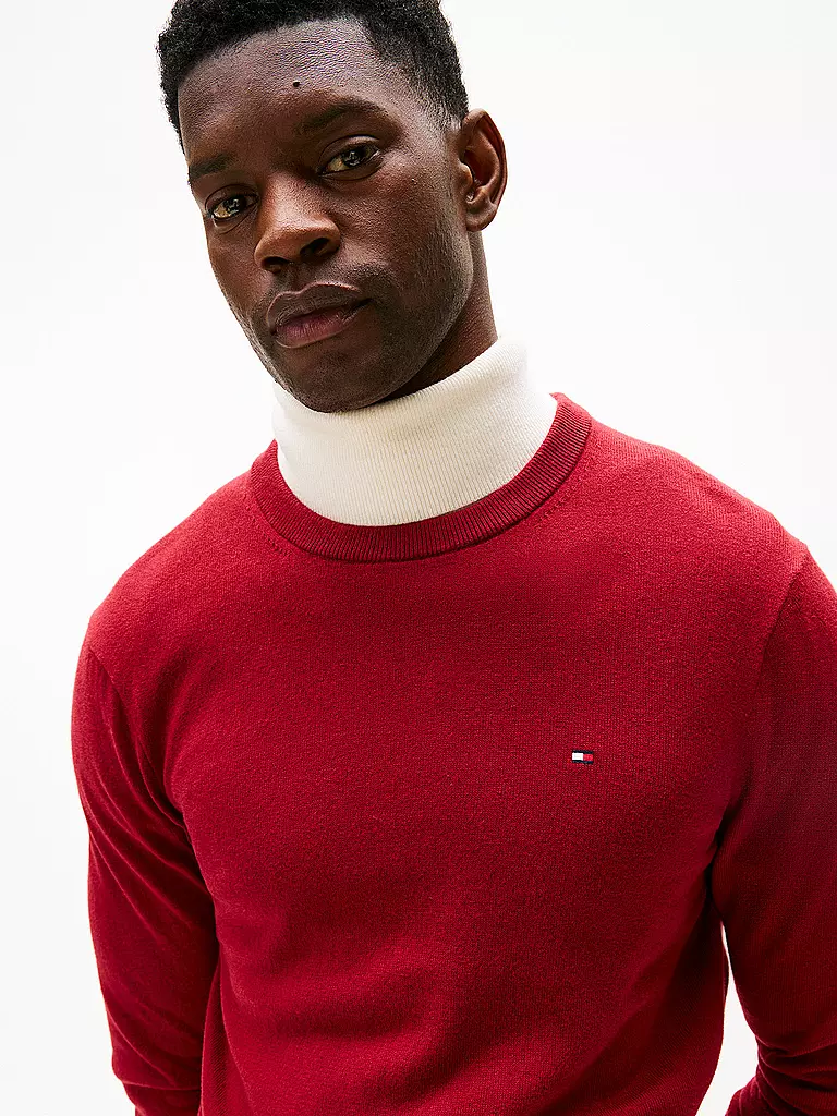 TOMMY HILFIGER | Pullover  | rot