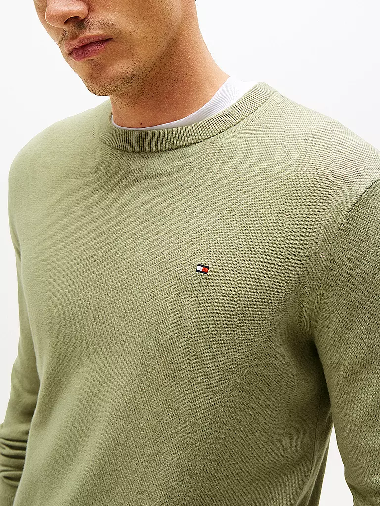 TOMMY HILFIGER | Pullover  | hellgrün